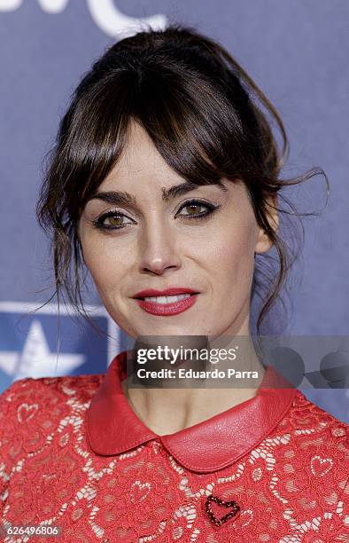 Actress Irene Arcos attends the '1898, los ultimos de Filipinas' premiere at Kinepolis cinema on November 29, 2016 in Madrid, Spain.