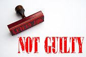 Not guilty rubber stamp