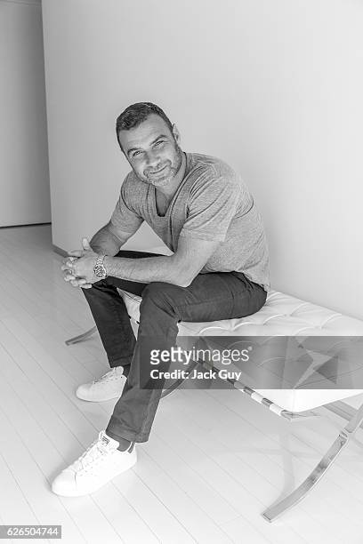 Actor Liev Schreiber is photographed for Emmy Magazine on April 17, 2015 in Malibu, California. PUBLISHED IMAGE.