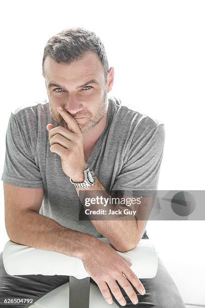 Actor Liev Schreiber is photographed for Emmy Magazine on April 17, 2015 in Malibu, California.
