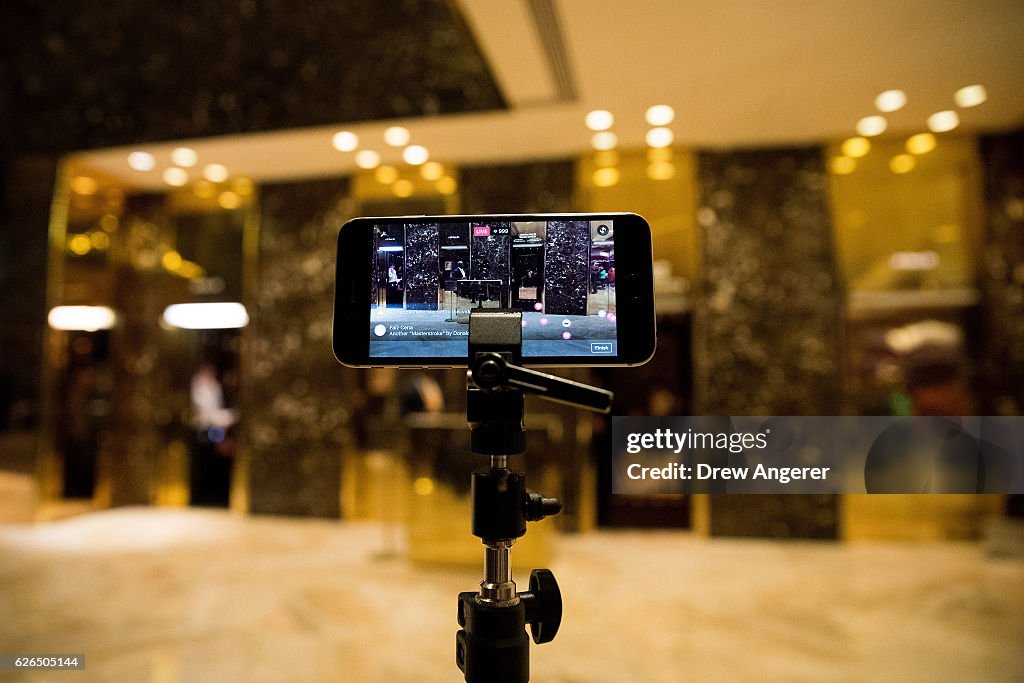 President-Elect Trump Holds Meetings At Trump Tower In New York