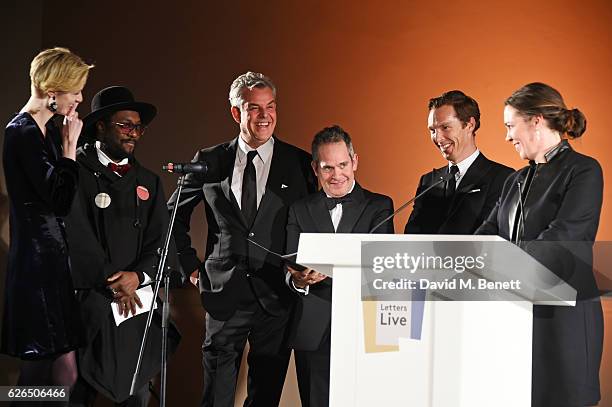 Elizabeth Debicki, will.i.am, Danny Huston, Tom Hollander, Benedict Cumberbatch and Olivia Colman attend as PORTER hosts a special performance of...