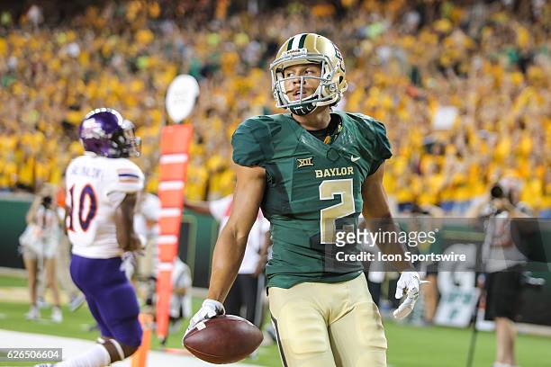 Baylor Bears wide receiver Blake Lynch during the game between Baylor University and Northwestern State at McLane Stadium in Waco, TX