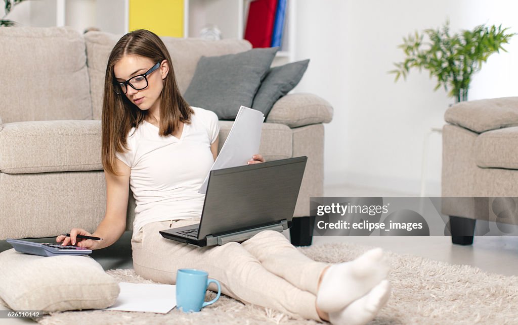 Doing Math Homework High-Res Stock Photo - Getty Images