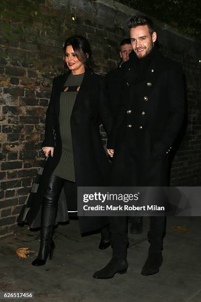 Liam Payne and Cheryl attending The Fayre of St James's Church on November 29, 2016 in London, England.