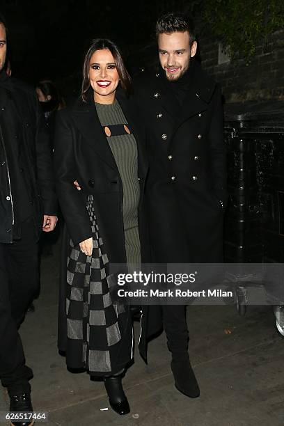 Liam Payne and Cheryl attending The Fayre of St James's Church on November 29, 2016 in London, England.