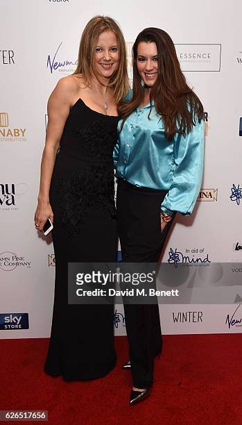 Tilly Wood and Kate Magowan attend the UK Premiere of "Winter at Vue Leicester Square on November 29, 2016 in London, England.
