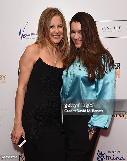 Tilly Wood and Kate Magowan attend the UK Premiere of "Winter at Vue Leicester Square on November 29, 2016 in London, England.