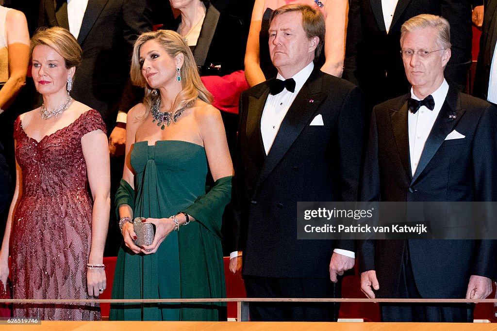 Queen Mathilde of Belgium and King Philippe of Belgium On A 3 Day Official Visit In Holland : Day Two