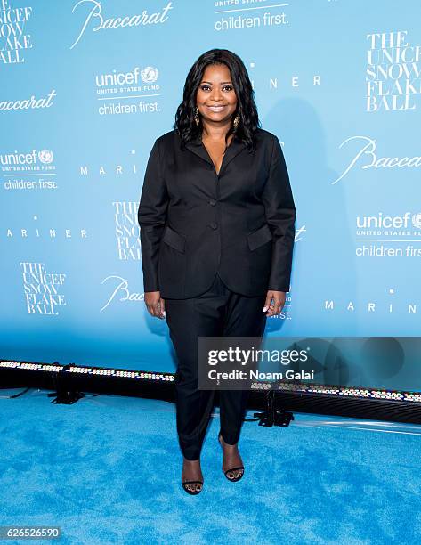 Actress Octavia Spencer attends the 12th Annual UNICEF Snowflake Ball at Cipriani Wall Street on November 29, 2016 in New York City.