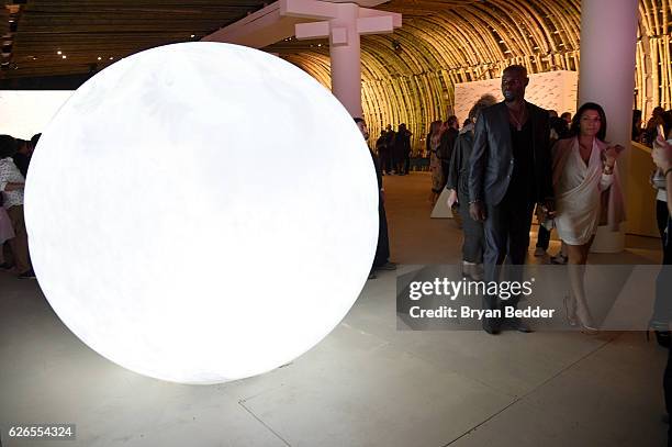 Guests attend the Audemars Piguet Art Commission Presents "Reconstruction of the Universe" By Sun Xun on November 29, 2016 in Miami Beach, Florida.