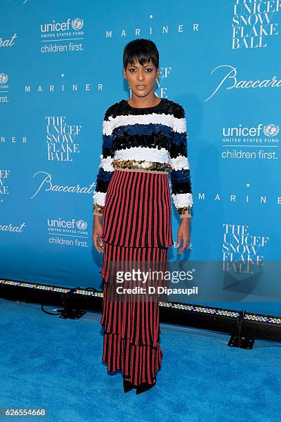 Tamron Hall attends the 12th annual UNICEF Snowflake Ball at Cipriani Wall Street on November 29, 2016 in New York City.
