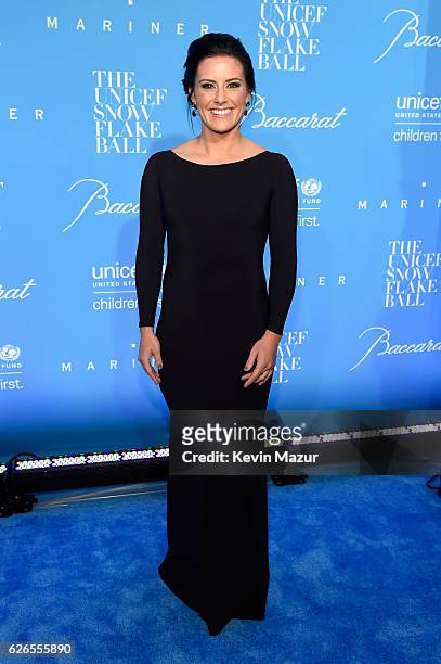 Professional Soccer Player Ali Krieger attends the 12th annual UNICEF Snowflake Ball at Cipriani Wall Street on November 29, 2016 in New York City.