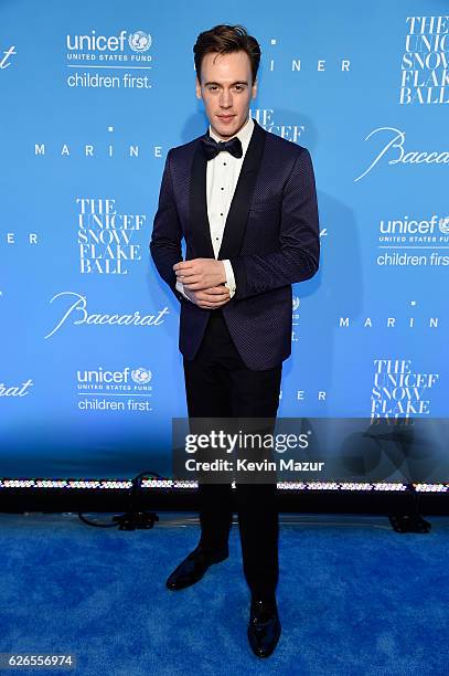 Actor Erich Bergen attends the 12th annual UNICEF Snowflake Ball at Cipriani Wall Street on November 29, 2016 in New York City.