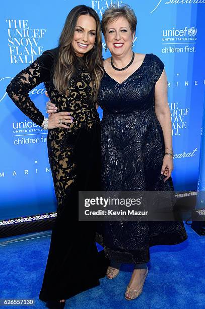 Philanthropist, Honoree, Spirit of Compassion Award Moll Anderson and U.S. Fund for UNICEF President & CEO Caryl Stern attend the 12th annual UNICEF...