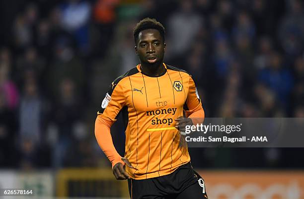 Nouha Dicko of Wolverhampton Wanderers during the Sky Bet Championship match between Wolverhampton Wanderers and Sheffield Wednesday at Molineux on...