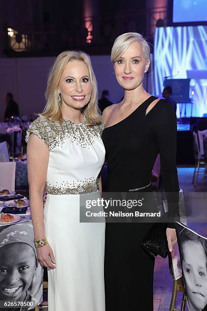 Gala Co-Chair Gillian Miniter and Philanthropist Hilary Gumbel attend the 12th annual UNICEF Snowflake Ball at Cipriani Wall Street on November 29,...