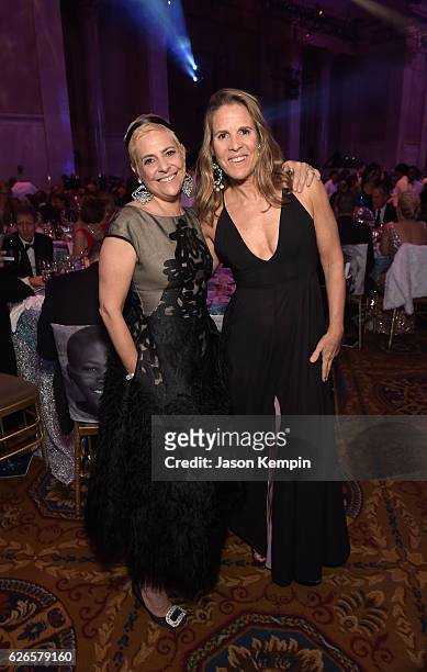 Alexandra and Claudia Lebenthal attend the 12th annual UNICEF Snowflake Ball at Cipriani Wall Street on November 29, 2016 in New York City.