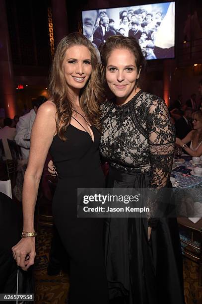 Gala Committee Christina Zilber and Rebecca Yale attend the 12th annual UNICEF Snowflake Ball at Cipriani Wall Street on November 29, 2016 in New...