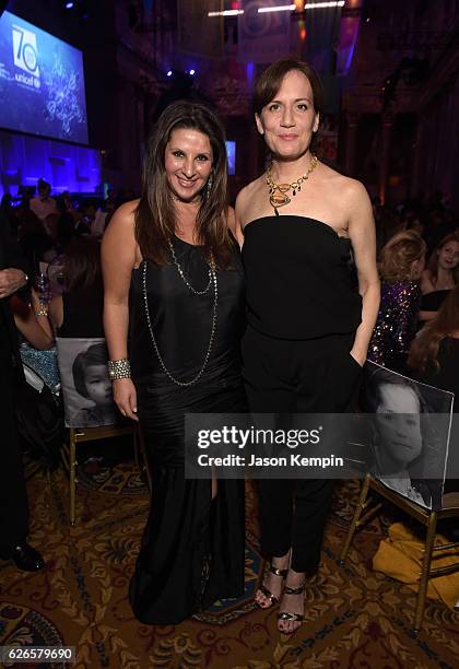 Charlotte Blechman and Daniella Vitale attend the 12th annual UNICEF Snowflake Ball at Cipriani Wall Street on November 29, 2016 in New York City.