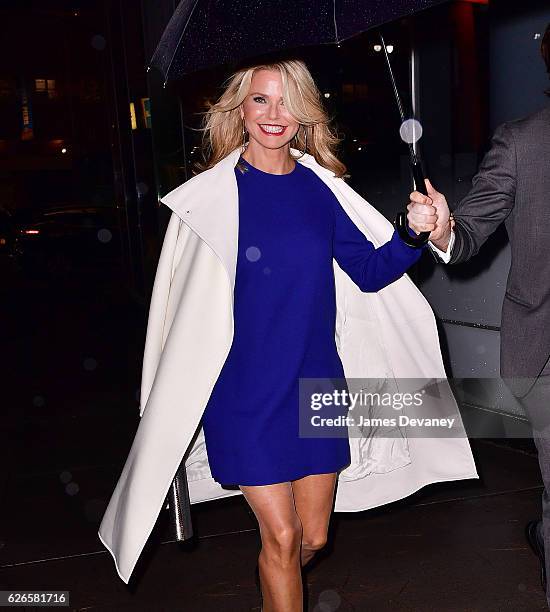 Christie Brinkley arrives to the 30th FN Achievement Awards at IAC Headquarters on November 29, 2016 in New York City.