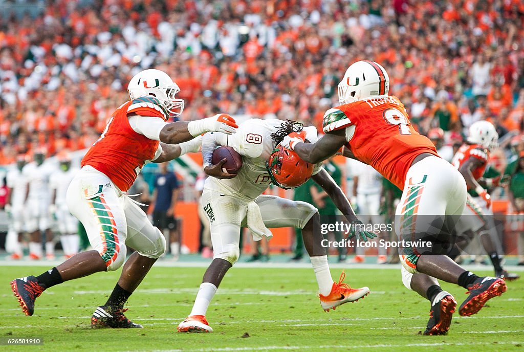 NCAA FOOTBALL: SEP 03 Florida A&M at Miami