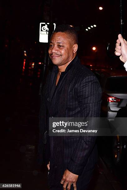 Cuba Gooding Jr. Arrives to the 30th FN Achievement Awards at IAC Headquarters on November 29, 2016 in New York City.