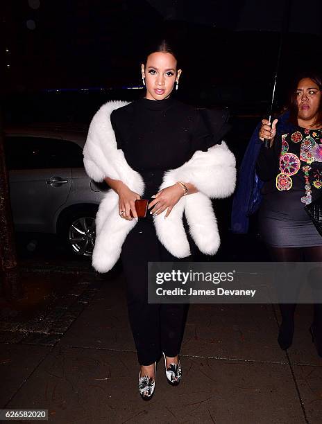 Dascha Polanco arrives to the 30th FN Achievement Awards at IAC Headquarters on November 29, 2016 in New York City.