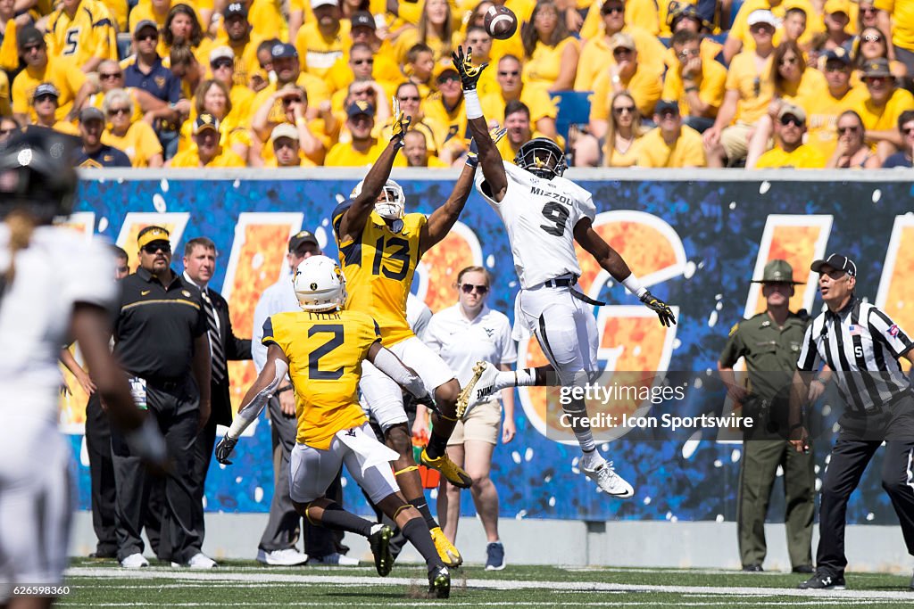 NCAA FOOTBALL: SEP 03 Missouri at West Virginia