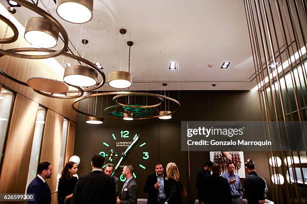 Atmosphere at the Angelo Bonati Celebrates SHoP Architects, the Winner of the 2016 Panerai Design Miami Visionary Award on November 29, 2016 in...