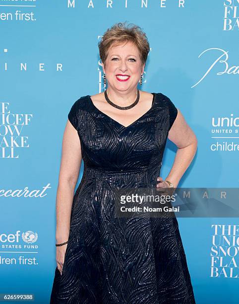 President and CEO of the U.S. Fund for UNICEF Caryl Stern attends the 12th Annual UNICEF Snowflake Ball at Cipriani Wall Street on November 29, 2016...