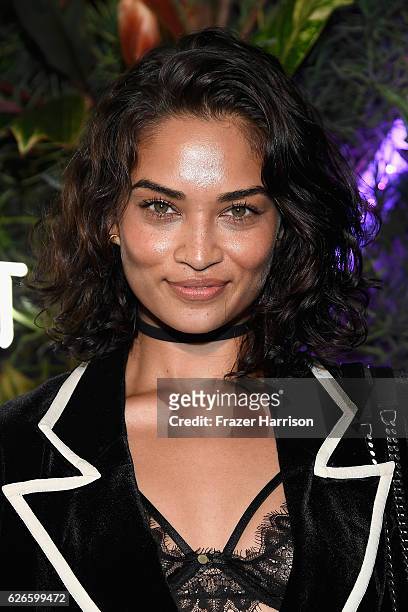 Model Shanina Shaik attends the L'Eden By Perrier-Jouet opening night in partnership with Vanity Fair at Casa Faena on November 29, 2016 in Miami...