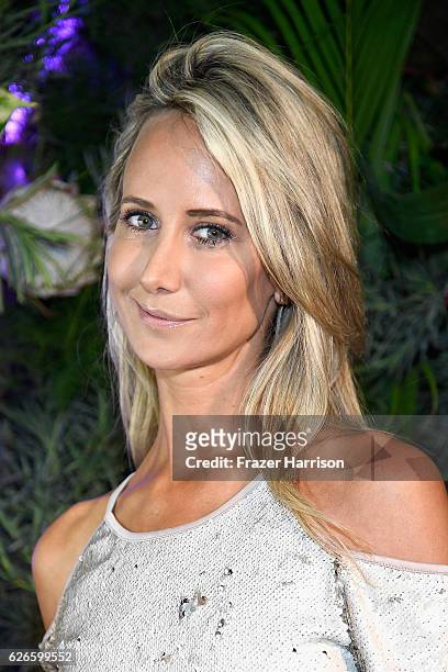 Model Lady Victoria Hervey attends the L'Eden By Perrier-Jouet opening night in partnership with Vanity Fair at Casa Faena on November 29, 2016 in...