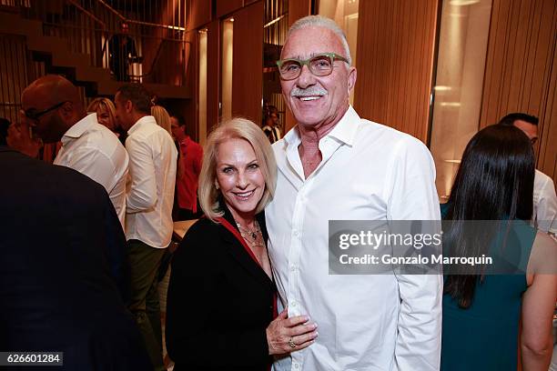 Dr. Albano and Candy Albano at the Angelo Bonati Celebrates SHoP Architects, the Winner of the 2016 Panerai Design Miami Visionary Award on November...