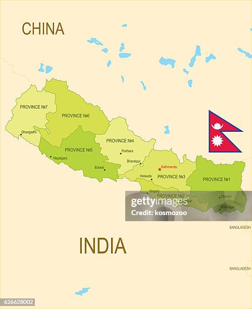 nepal  - nepali flag stock-grafiken, -clipart, -cartoons und -symbole