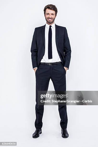 Journalist Antoine Genton poses during a photo-shoot in Boulogne Billancourt on September 22 , 2016 in Boulogne Billancourt, France.