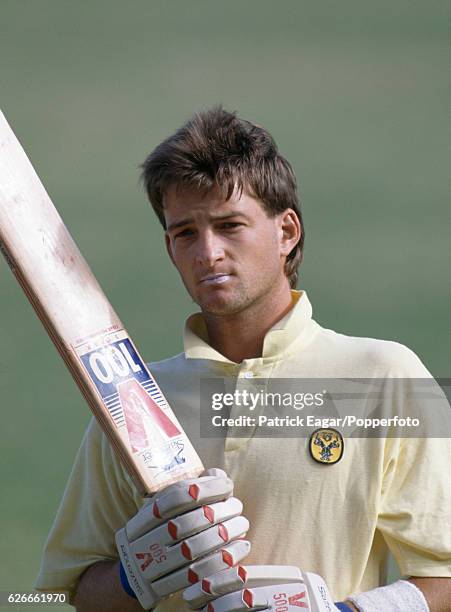 Mark Waugh of Australia before the 1st Test match between West Indies and Australia at Sabina Park, Kingston, Jamaica, 1st March 1991.