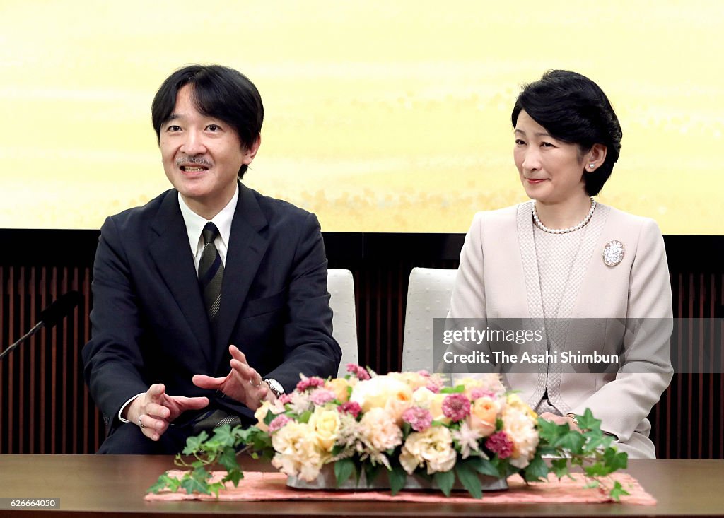 Prince Akishino Press Conference Ahead of His 51st Birthday