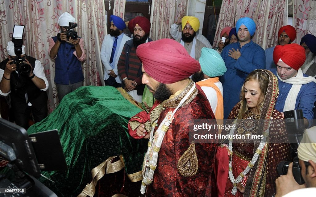 Wedding Of Indian Cricketer Yuvraj Singh And Bollywood Actress And Hazel Keech