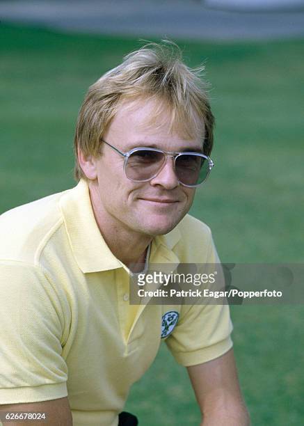 Dirk Wellham of Australia during the 1985 tour of England, circa May 1985.