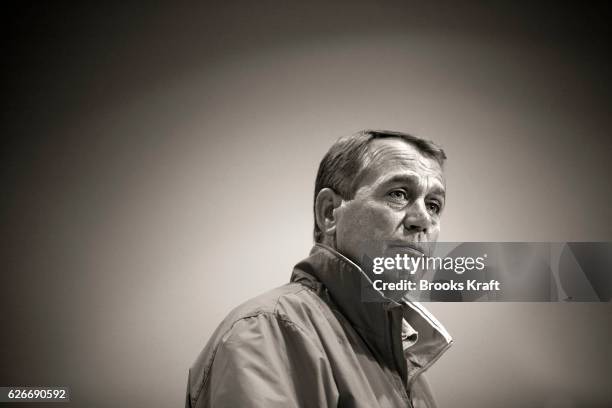 House Republican Leader John Boehner attends a Republican fundraiser at the University of Northwestern Ohio's Event Center, in Lima, Ohio.