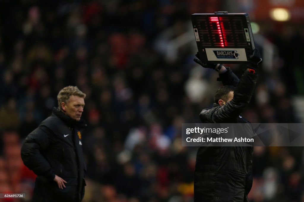 SOCCER - Barclays Premier League - Stoke City v Manchester United