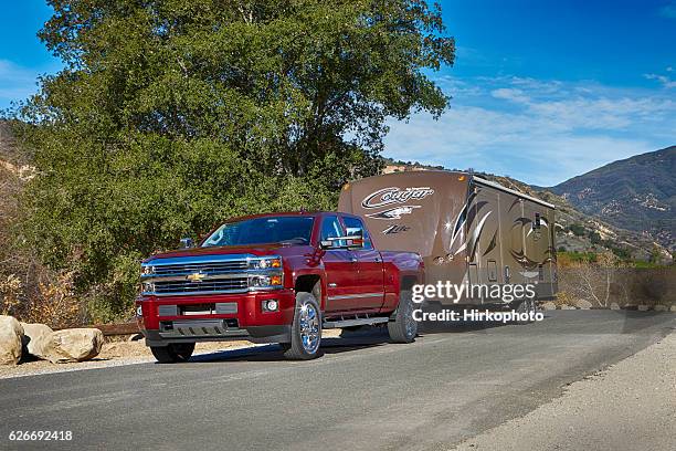 185 Rv Pulling Trailer Stock Photos, High-Res Pictures, and Images ...