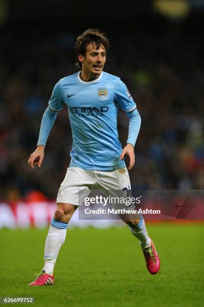 David Silva of Manchester City