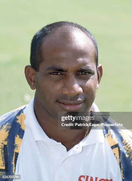 Sanath Jayasuriya of Sri Lanka during the 1998 tour of England at Lord's Cricket Ground, London, 10th July 1998.