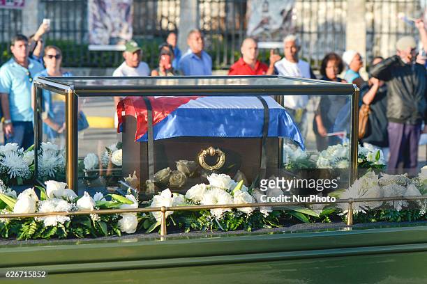 Thousands of Cubans lined the streets of Havana on Wednesday morning, to bid goodbye to Fidel Castro, as a caravan carrying his ashes began a...