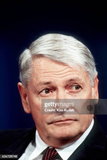 John Malone, Chairman of Liberty Media, at the Western Cable Show 2000.