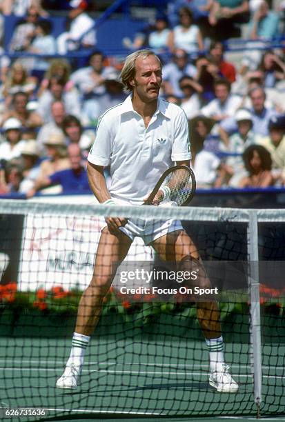 Stan Smith of the United States in action during the Men's 1979 US Open Tennis Championships circa 1979 at the USTA Tennis Center in the Queens...