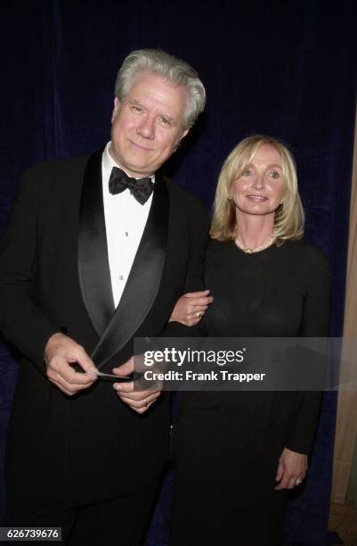 John Larroquette and wife Elizabeth Ann Cookson at The Adopt-A-Minefield Gala. The event honored Radosav "Zika" Zivkovic, a land mine survivor, for...