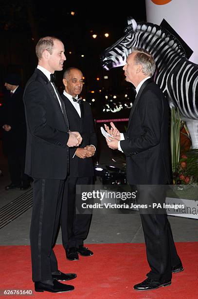The Duke of Cambridge attends the Tusk Conservation Awards at the Victoria and Albert Museum in London.